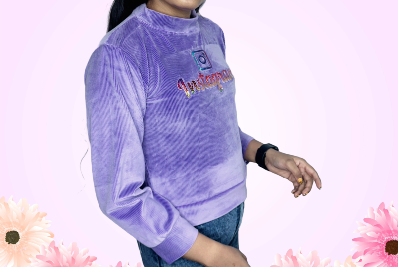 Showoff Purple Charm Full-Sleeve Top - Image 2