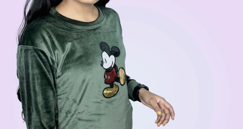 MickeyCharm Oversized Sweatshirt - Image 2