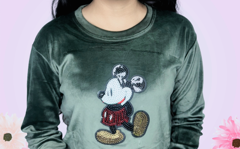 MickeyCharm Oversized Sweatshirt - Image 3