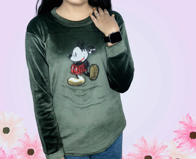 MickeyCharm Oversized Sweatshirt - Image 4