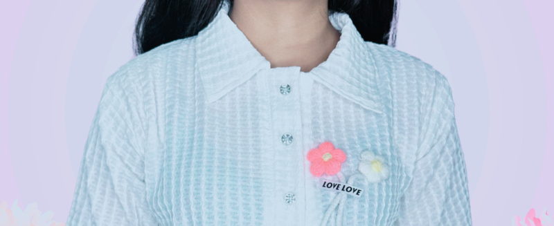 LvoryCharm Spread Collar Shirt - Image 3